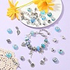 DIY European Style Bracelet Kits. including Alloy & Resin European Beads DIY-YW0012-11A-6