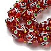 Handmade Lampwork Beads Strands LAMP-N025-05D-3
