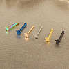 304 Stainless Steel Star Nose Bone Rings WGFF656-02-2