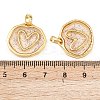 Brass Resin Pendants KK-I475-01G-01-3