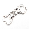 Tibetan Style Alloy Links connectors TIBEP-S302-03AS-LF-1