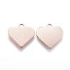 Ion Plating(IP) 304 Stainless Steel Charms STAS-G124-24RG-2