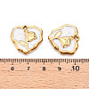 304 Stainless Steel Pendants STAS-N107-03A-G-3