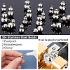 18Pcs 3 Style 304 Stainless Steel Beads STAS-UN0026-67-6