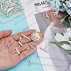 20Pcs 5 Style Brass Slide On End Clasp Tubes HJEW-PH02012-3