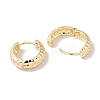 Ring Brass Hoop Earrings for Women LS-EJEW-U008-02G-2