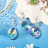 3Pcs 3 Styles Crystal Glass Hanging Sun Catcher HJEW-TADJ0001-03-5