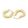 Rack Plating Brass Joint Hoop Earrings for Women EJEW-G342-02G-2