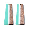 Resin & Walnut Wood Pendants X-RESI-S389-073A-A03-2