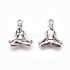 Tibetan Style Alloy Pendants TIBEP-A36593-AS-RS-2