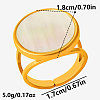 304 Stainless Steel with Natural Shell Cuff Open Rings for Women GL7761-3-2