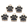 Alloy Enamel Pendants ENAM-T016-22LG-C-RS-1
