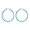 304 Stainless Steel Big Hoop Earrings EJEW-F105-06M-2