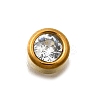 304 Stainless Steel Rhinestone Beads STAS-D310-05G-01-2