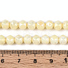 Anti-Tarnish Electroplate Glass Beads Strands GLAA-N010-6mm-01-3