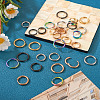 30Pcs 15 Style 316L Surgical Stainless Steel Huggie Hoop Earrings for Girl Women EJEW-TA0001-11-6
