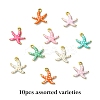 10Pcs 304 Stainless Steel Enamel Charms STAS-YW0003-25B-1
