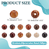 240Pcs 12 Colors Natural Unfinished Wood Beads WOOD-WR0001-17-2