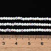 Electroplated Glass Beads Strands EGLA-P055-01A-AB03-6