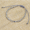 Minimalist Brass Twist Bead Braided Bead Bracelets FS-WG305E2-04-1