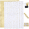 32Pcs 2 Style Rectangle Paper Bouquet Wrapping DIY-GF0011-31-1