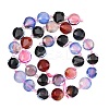 Natural Fire Crackle Agate Beads Strands G-C116-A194-01-3