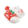 Animal Christmas Socking Theme Opaque Resin Decoden Cabochons LS-RESI-S397-03D-2