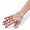 Faceted Glass Stretch Bracelets BJEW-JB04509-5