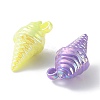 UV Plating Rainbow Iridescent Pendants OACR-A029-14-2