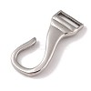 Non-Tarnish 304 Stainless Steel Hook Clasps STAS-C109-02P-2