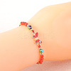 Bohemian Style Glass Braided Bead Bracelets ZC8551-5-1
