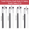 2 Sets 2 Styles Wood Makeup Mask Brush FIND-GF0006-73-2
