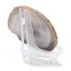 Printed Natural Agate Slice Stone Ornament DJEW-M011-03H-3