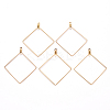 PVD Vacuum Plating 304 Stainless Steel Wire Pendants LS-X-STAS-S103-10G-1