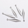 Tarnish Resistant 316 Surgical Stainless Steel Pendants STAS-P198-04-1