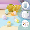 Fashewelry 32Pcs 16 Style Imitation Bubble Tea & Ice Cream Resin Pendants RESI-FW0001-07-3