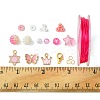 DIY Round Acrylic & Glass Beads Bracelets Jewelry Kits DIY-FS0006-29A-6