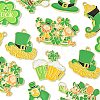 14Pcs 7 Styles Saint Patrick's Day Alloy Enamel Pendants ENAM-FS0001-67-3