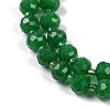 Natural Dyed White Jade Beads Strands G-H057-A20-04-4