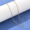 Ion Plating(IP) Trendy Unisex 304 Stainless Steel Cable Chain Necklaces NJEW-M047-02-2