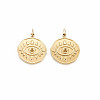 Ion Plating(IP) 304 Stainless Steel Pendant Rhinestone Settings STAS-N097-123LG-1