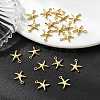 SHEGRACE Brass Starfish Charms XGR0169G-99G-4