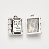 Tibetan Style Alloy Pendants for Teachers' Day X-TIBEP-S319-025AS-RS-1