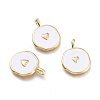 Brass Enamel Pendants LS-KK-K248-04G-1