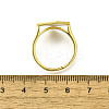 Brass Enamel Adjustable Rings for Women RJEW-S399-15G-5