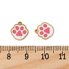 304 Stainless Steel Enamel Charms STAS-P396-08G-02-3