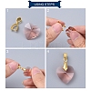 Brass Ice Pick Pinch Bails LS-KK-H384-P-5