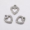 Heart Tibetan Style Alloy Charms LS-AC0324-1