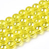 Electroplate Transparent Glass Beads Strands LS-GLAA-T032-T8mm-AB12-1
