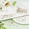 300Pcs 3 Colors Rack Plating and PVD Vacuum Plating Brass Round Spacer Beads KK-FH0003-54-5
